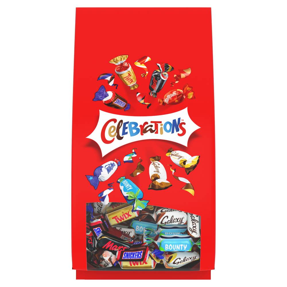 Célébrations - Assortiment de chocolats fourrés, de biscuits et de gaufrette (196g)