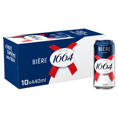 1664 Biere Lager Cans (10x440ml)