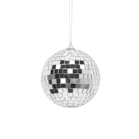 4.5" Silver Disco Ball Ornament By Ashland