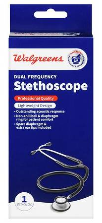 Walgreens Dual Frequency Stethoscope