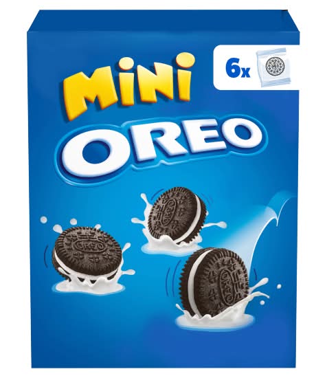 Oreo Chocolate, Vanilla, Mini Sandwich Biscuits Snack packs (6 pack)