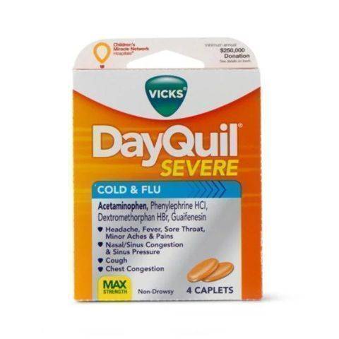 Dayquil Cold & Flu 4 Count