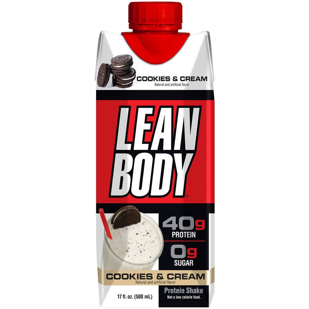 Lean Body Protein Shake (17 fl oz) (cookies-cream)