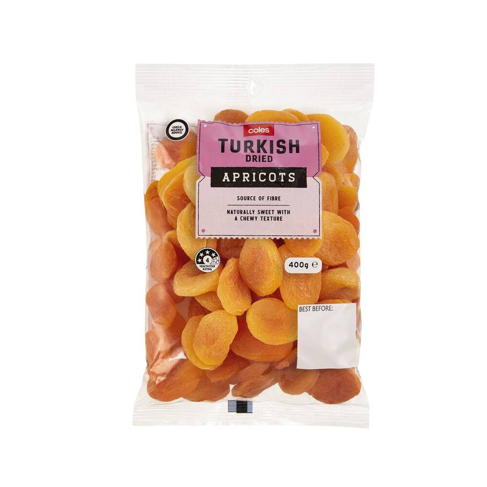 Coles Dried Apricots (400g)