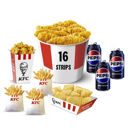Bucket 16 Strips Combo