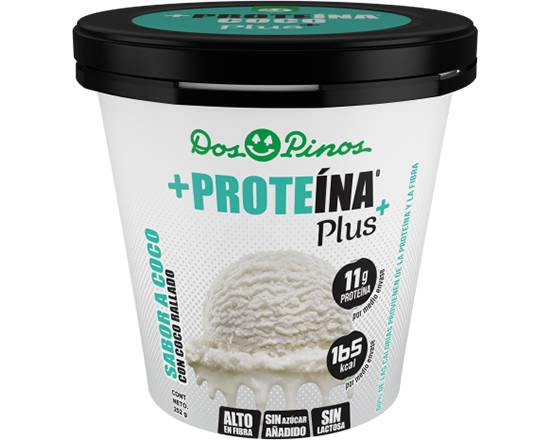 Dos pinos helado +proteína coco (252 g)