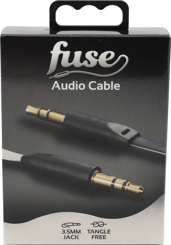 Fuse Audio Cables 3.5mm to 3.5mm Black