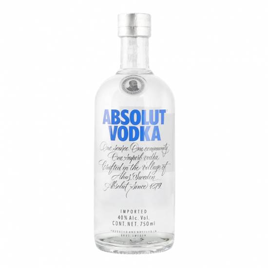 1752 VODKA ABSOLUT BLUE 750