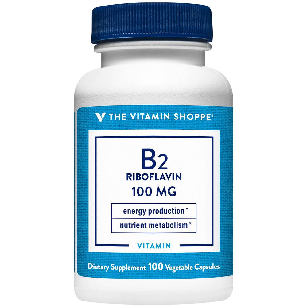 The Vitamin Shoppe B2 Riboflavin Capsules