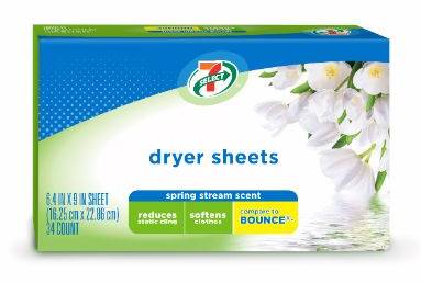 7-Select Dryer Sheets 34ct