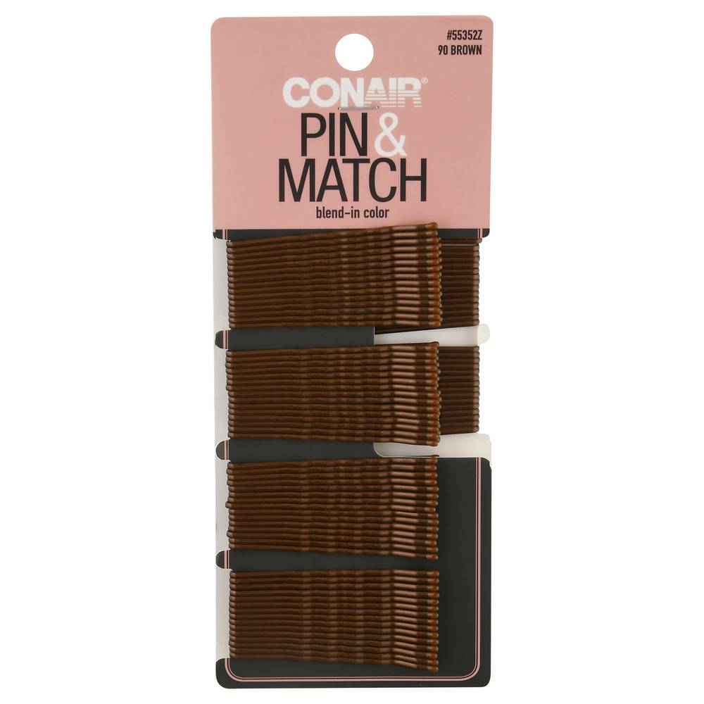 Conair Color Match Brown Bobby Pins (3.2 oz)