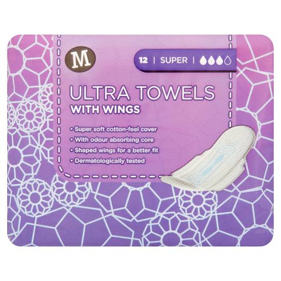 Morrisons Super Ultra Towels With Wings (12ct)