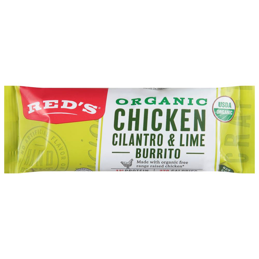 Red's Organic Chicken Cilantro & Lime Burrito (4.5 oz)