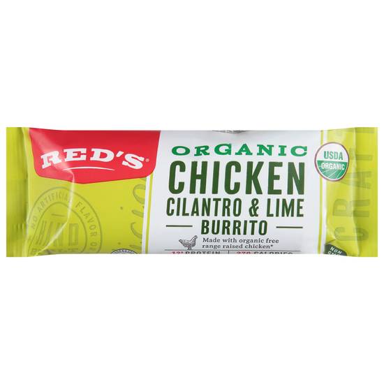 Red's Organic Chicken Cilantro & Lime Burrito