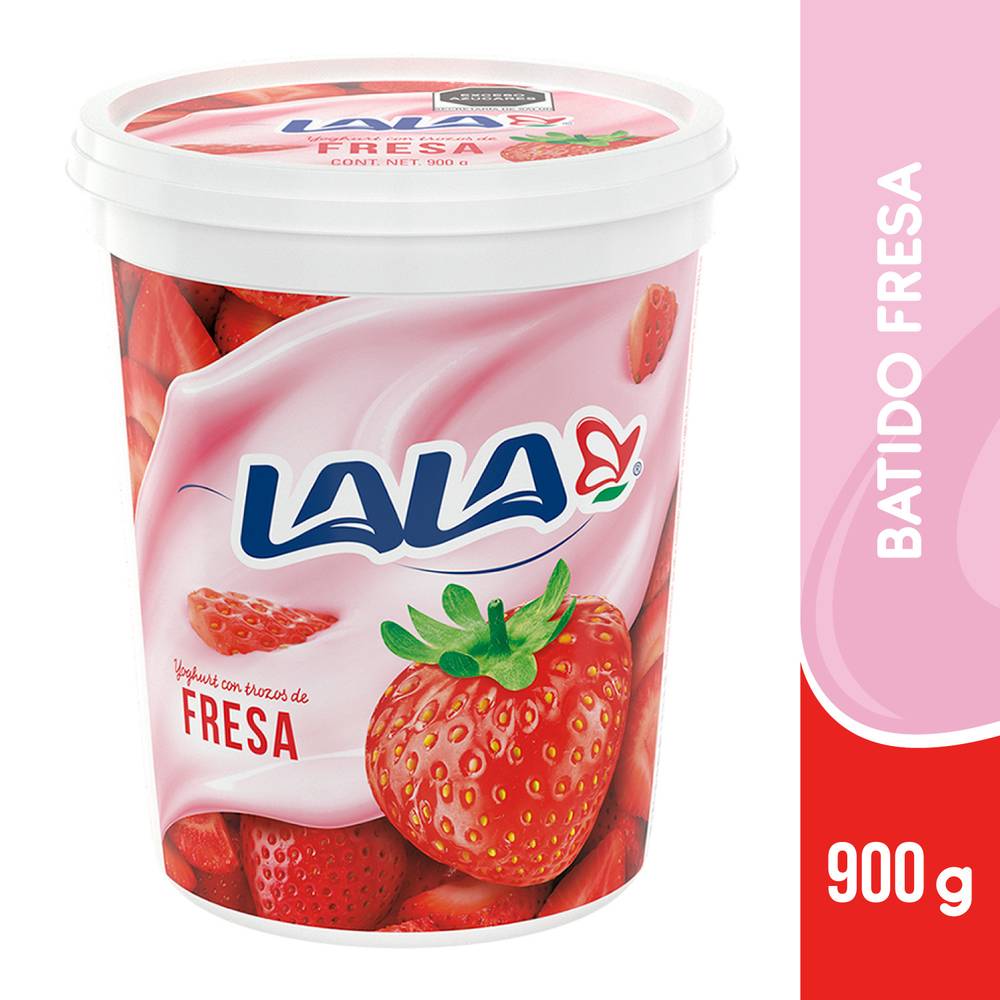 Lala · Yoghurt batido con trozos de fruta, fresa (900 g)