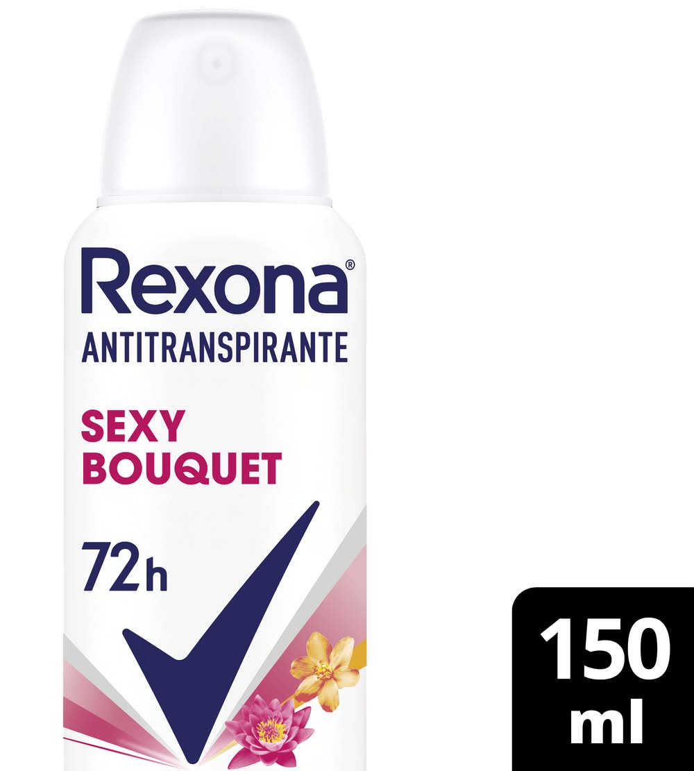Rexona · Sexy bouquet antitranspirante en aerosol, floral, mujer (150 ml)