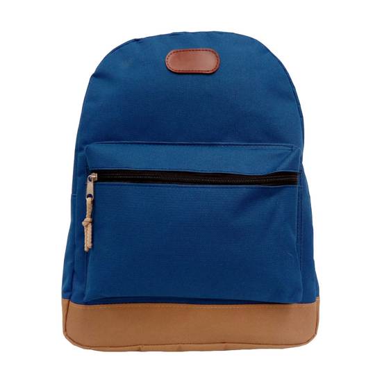 Mago mochila escolar bicolor azul (1 pieza)