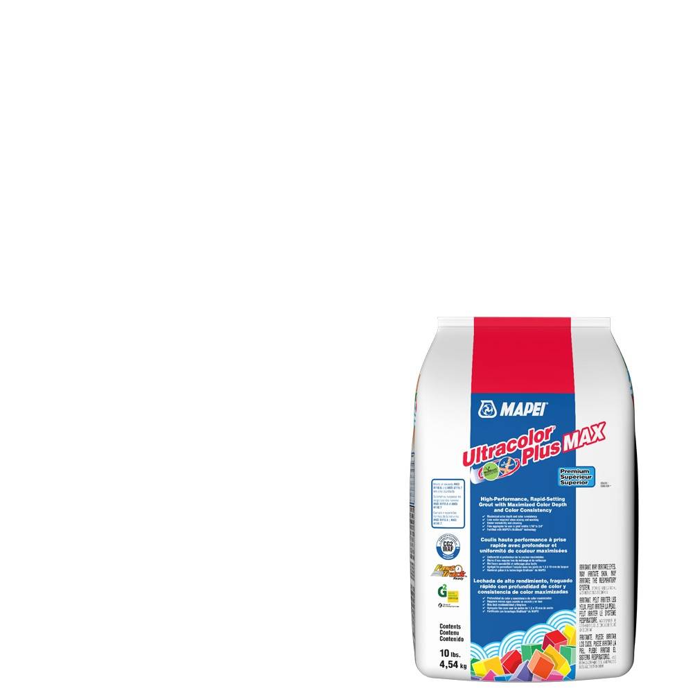 MAPEI UltraColor Plus Max Pure White #5117 All-in-one Grout (10-lb) | 6BS511705