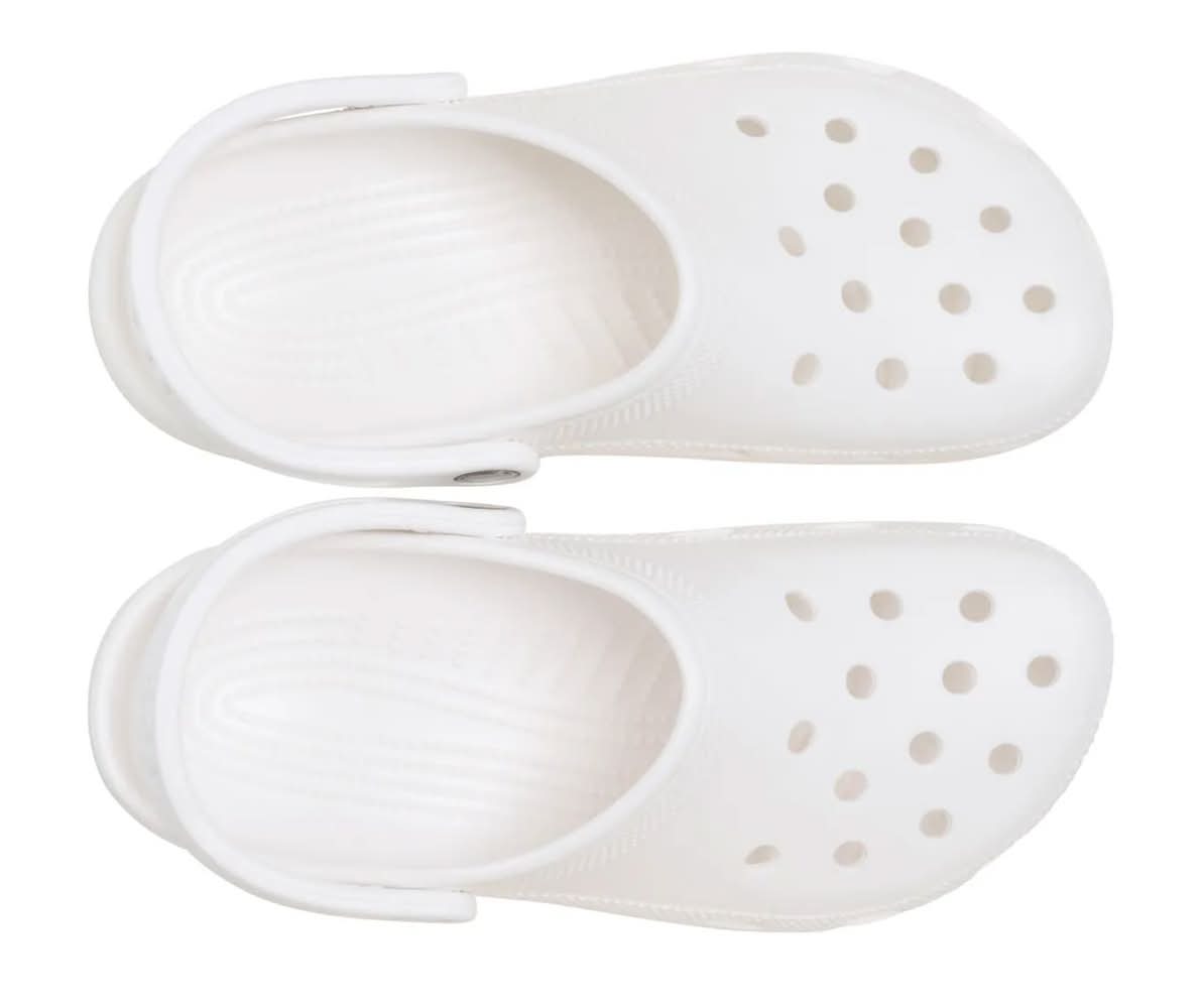 Crocs Classic Clog (White Medium - Women display picture 1