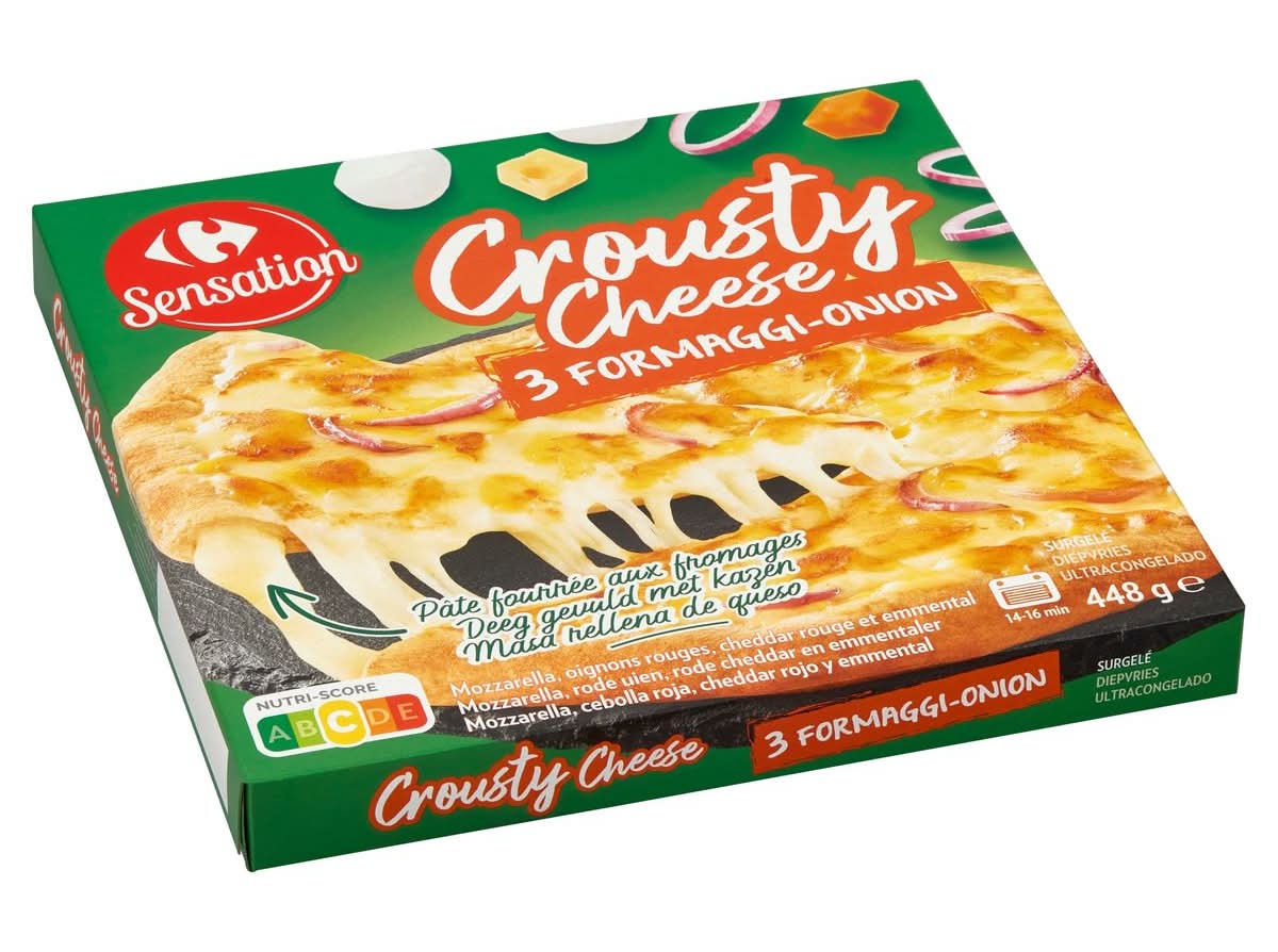Carrefour Sensation Crousty Cheese 3 Fromaggi-Onion 448 g