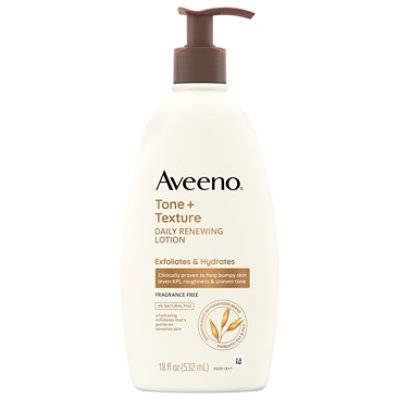 Aveeno Tone Texture Daily Renewing Sensitive Skin Lotion - 18 Fl. Oz.