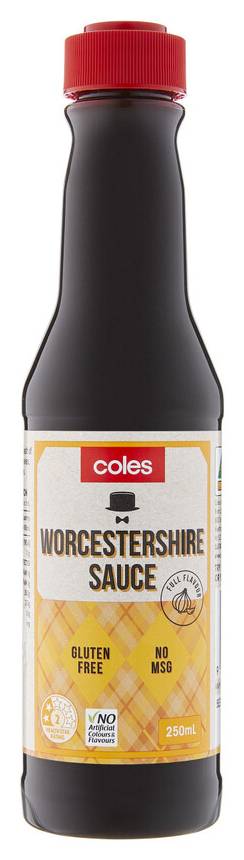 Coles Gluten Free Worcestershire Sauce (250mL)