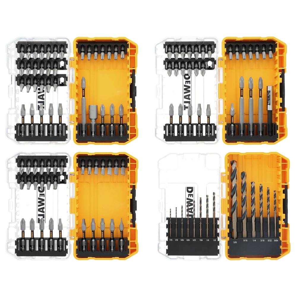 DEWALT Tough Grip Screwdriver Bit Set (110-Piece) | DWAF110SETTG