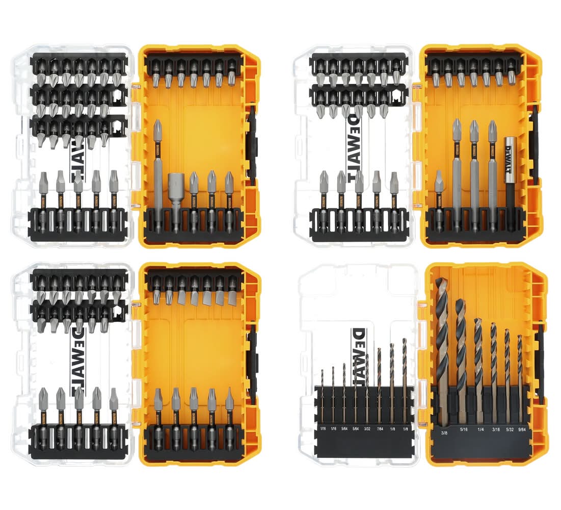 DeWalt TOUGH GRIP Screwdriver Bit Set 110 -Piece