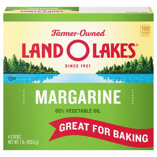 Land O'lakes Margarine 80% Vegetable Oil Sticks