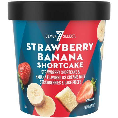 7-Select Goyum Shortcake Ice Cream, Strawberry,Banana (1 pint)