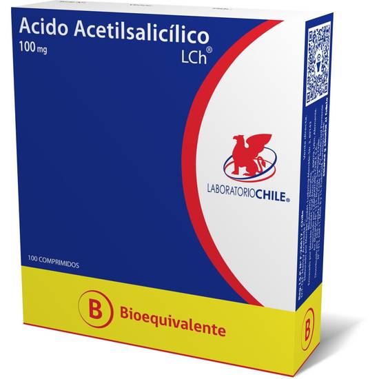 Ácido Acetilsalicílico (B) 100mg x 100 comprimidos
