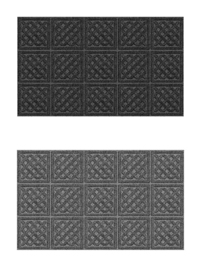 Aqua Net Criss Cross Pattern Door Mat