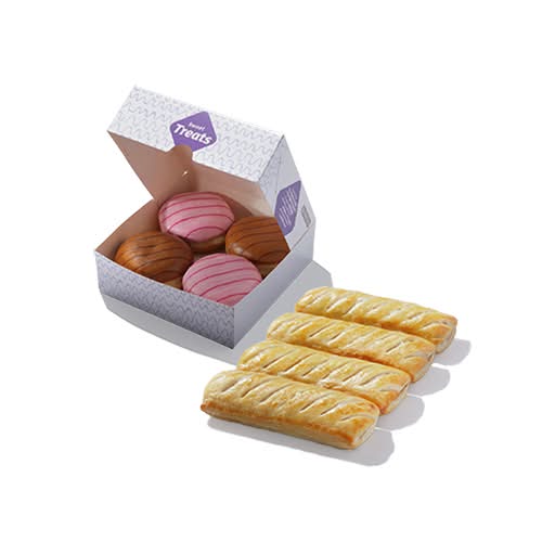 4 Sausage Rolls & 4 Filled Doughnuts
