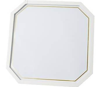 Martha Stewart Dry-Erase Whiteboard, Wood Frame, 14 x 14 (MS104G)