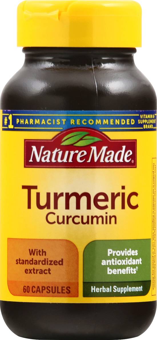 Nature Made Turmeric Curcumin Capsules (60 ct)