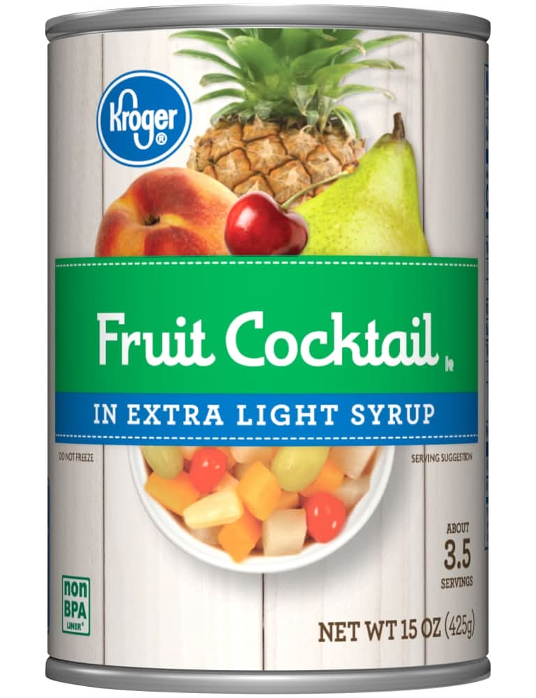 Kroger Fruit Cocktail in Extra Light Syrup (15 oz)