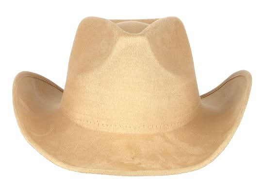 Make Market Suede Cowboy Hat, OSFM, Camel