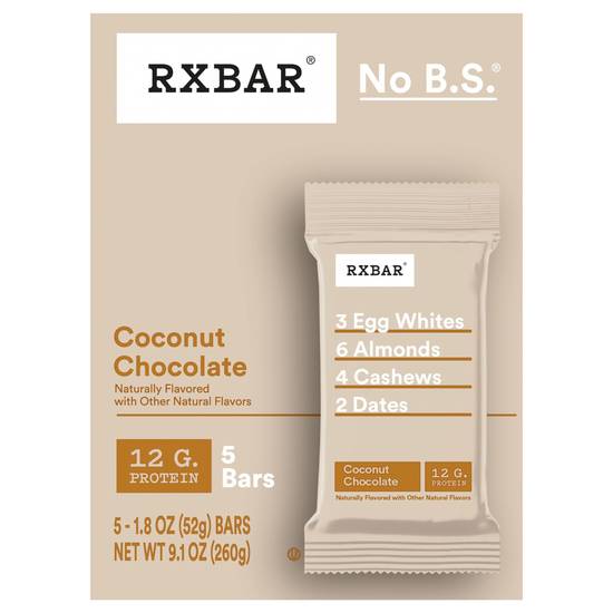 Rxbar Coconut Chocolate Protein Bar (5 ct)