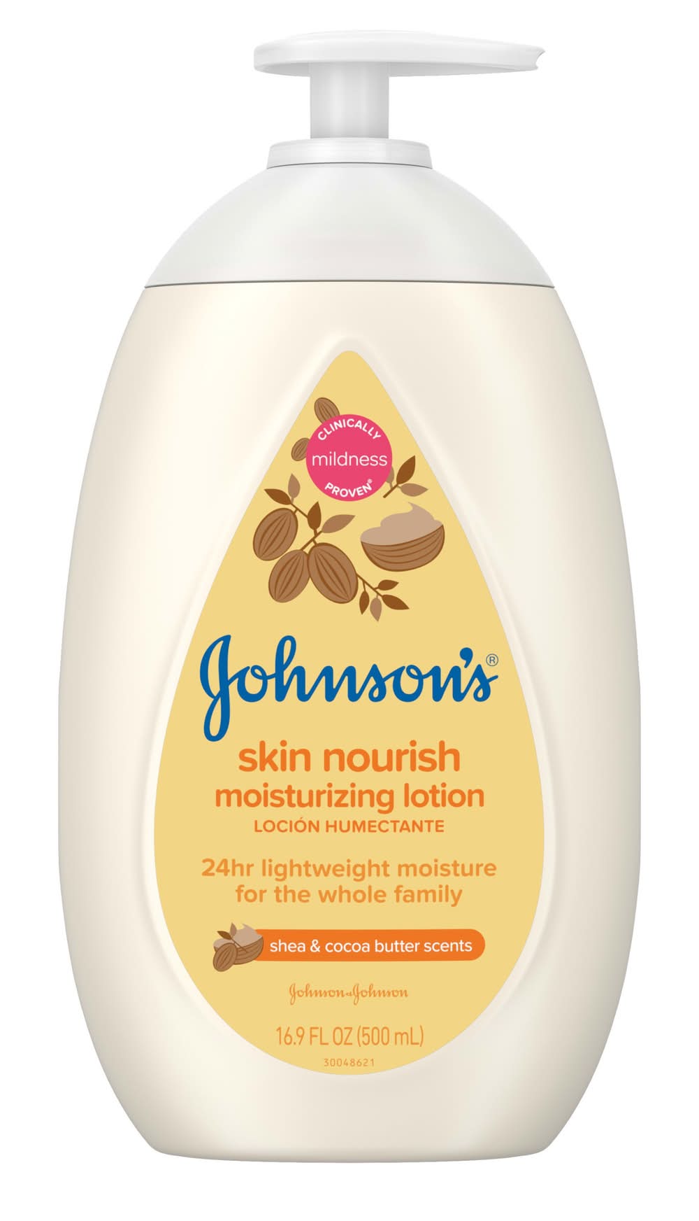 Johnson's Shea & Cocoa Butter Scents Skin Nourishing Moisturizing Baby Lotion (16.9 fl oz)