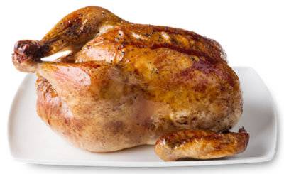 Deli Large Antibiotic Free Rotisserie Chicken Hot - Each (Available After 10 Am)