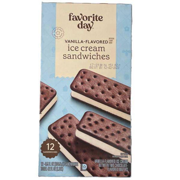 Favorite Day Ice Cream Sandwiches (vanilla)
