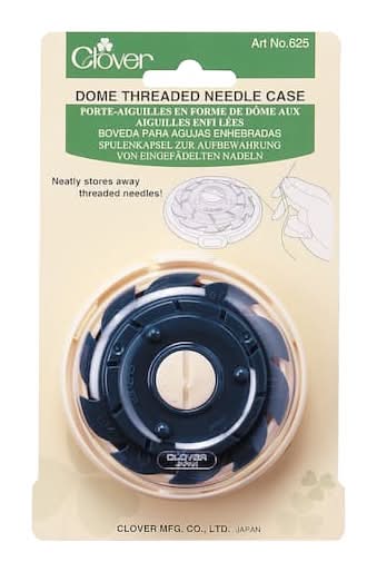 Clover Dome Threaded Needle Case, 3" (0.63 oz)