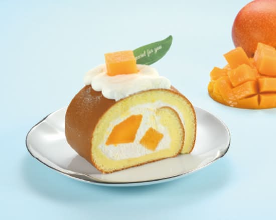 新品上市🥭新鮮芒果生乳捲切片