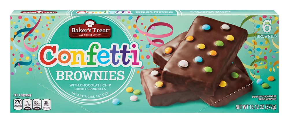 Baker's Treat Confetti Brownies (13.12 oz)