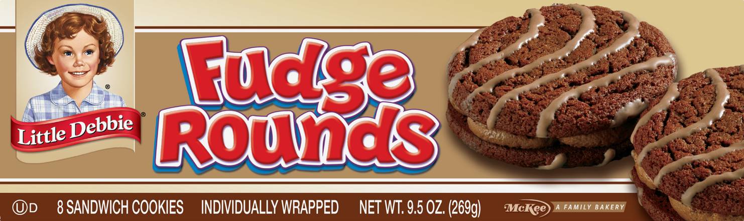 Little Debbie Fudge Rounds Sandwich Cookies (9.5 oz)