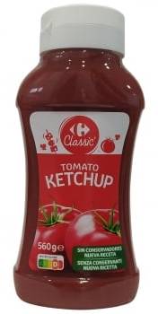 Kétchup Classic Carrefour envase 560 g.