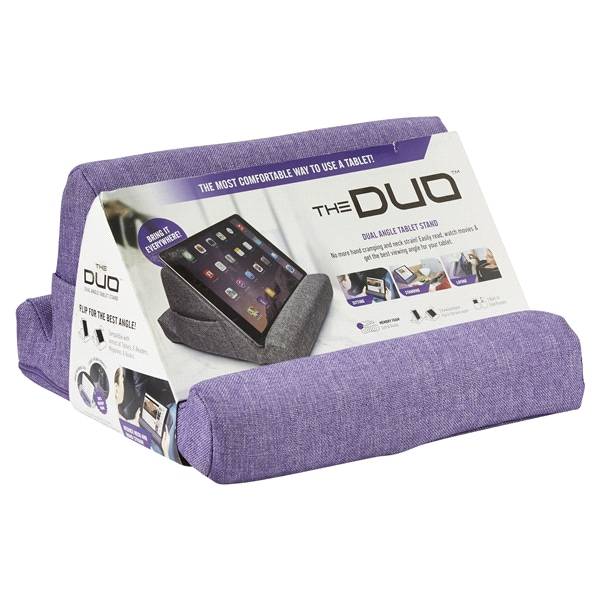 The Duo Tablet Pillow- Purple