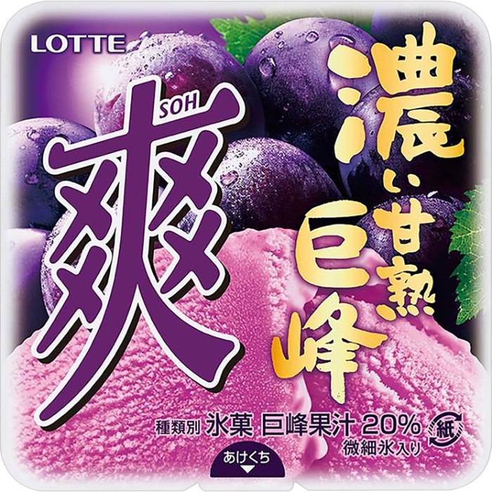 Lotte爽冰淇淋-巨峰葡萄口味