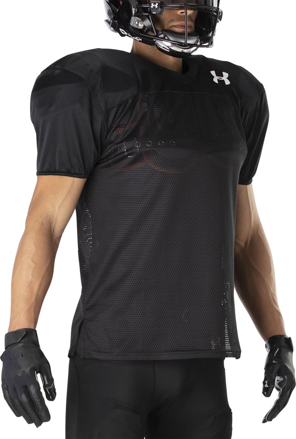 Under Armour Youth Practice Jersey (Black, M)