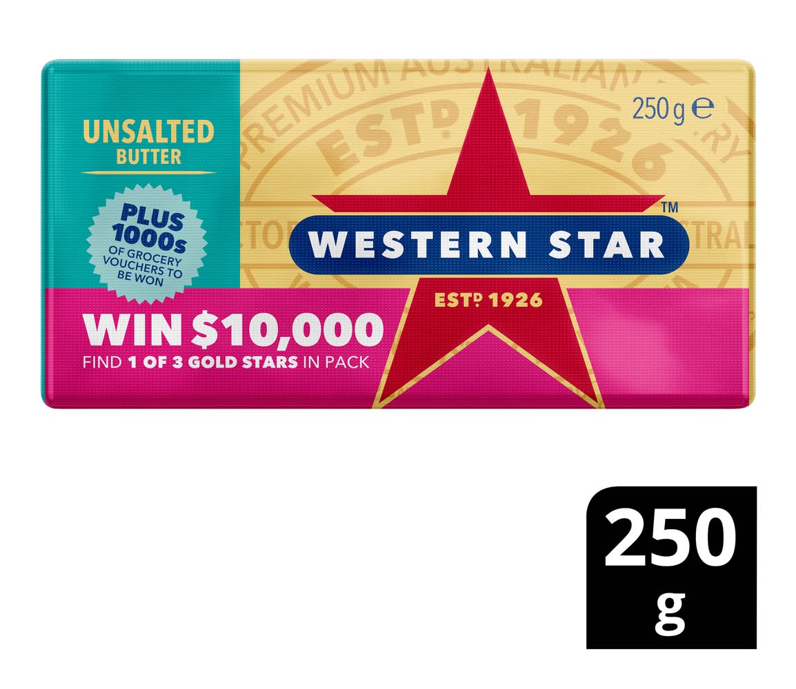 Western Star Unsalted Butter (250g)